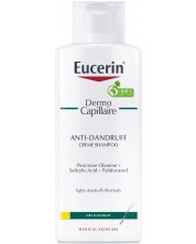 Eucerin DermoCapillaire Крем-шампоан против сух пърхот, 250 ml -1