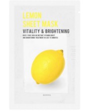 Eunyul Purity Озаряваща лист маска за лице с екстракт от лимон, 22 ml