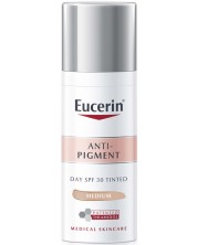 Eucerin Anti-Pigment Оцветен днeвен крем, SPF 30, Тъмен, 50 ml