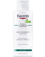 Eucerin DermoCapillaire Гел-шампоан против мазен пърхот, 250 ml