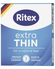 Extra Thin Презервативи, супер тънки, 3 броя, Ritex