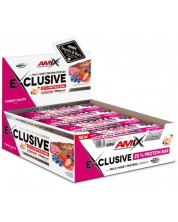 Exclusive Protein Bar, горски плодове, 12 броя, Amix