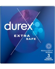 Extra Safe Презервативи, 3 броя, Durex -1