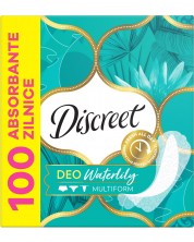 Ежедневни превръзки Discreet Deo - Водна лилия, 100 броя -1