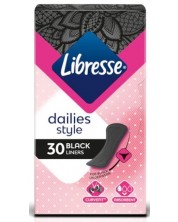 Ежедневни превръзки Libresse - Normal Black, 30 броя -1