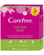 Ежедневни превръзки Carefree - Aloe, 56 броя