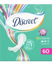 Ежедневни превръзки Discreet Ultra - Deo, Waterlily, 60 броя -1