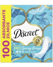 Ежедневни превръзки Discreet Deo - Морски бриз, 100 броя -1