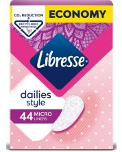 Ежедневни превръзки Libresse - Micro refill, 44 броя -1