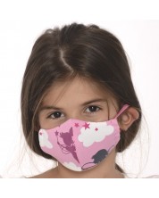 Детска предпазна маска - Фея, трислойна, 4-8 години -1