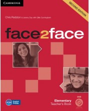 face2face Elementary 2nd edition: Английски език - ниво А1 и А2 (книга за учителя + DVD)