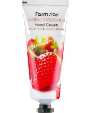 FarmStay Крем за ръце Visible Difference Strawberry, 100 ml