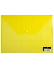 Папка с копче Faber-Castell - Лого, жълта -1