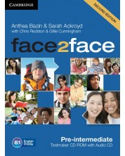 face2face Pre-intermediate 2nd edition: Английски език - ниво В1 (CD с тестове)