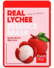 FarmStay Real Essence Лист маска за лице Lychee, 23 ml
