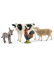 Комплект фигурки Schleich Farm World - Животни от фермата -1