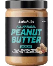Peanut Butter Crunchy, 400 g, BioTech USA