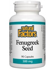 Fenugreek Seed, 500 mg, 90 капсули, Natural Factors -1