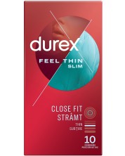 Feel Thin Slim Fit Презервативи, 10 броя, Durex -1