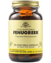 Fenugreek, 100 растителни капсули, Solgar -1