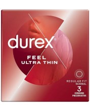 Feel Ultra Thin Презервативи, 3 броя, Durex -1