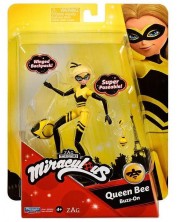Фигура Playmates Miraculous - Queen Bee, Buzz-On, с аксесоари -1