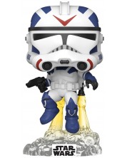 Фигура Funko POP! Movies: Star Wars - Jet Trooper (Gaming Greats: Battlefront II) (Gamestop Exclusive) #643