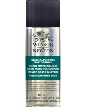 Финиш лак за художници Winsor & Newton - Мат, аерозолен, 400 ml