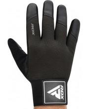 Фитнес ръкавици RDX - T2 Full Finger Plus, размер XL, черни -1