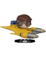 Фигура Funko POP! Rides Deluxe: Star Wars - Anakin Skywalker in Naboo Starfighter (with R2-D2) #677