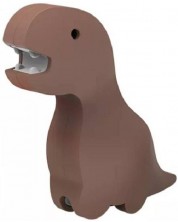 Фигура за сглобяване Raya Toys - Магнитен динозавър, кафяв -1