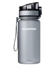 Филтрираща бутилка Aquaphor - City, 160025, 350 ml, сива