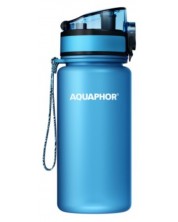 Филтрираща бутилка Aquaphor - City, 160026, 350 ml, синя -1