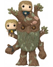 Фигура Funko POP! Movies: The Lord of the Rings - Treebeard with Merry & Pipin #1579, 15 cm -1