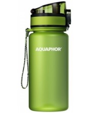 Филтрираща бутилка Aquaphor - City, 160023, 350 ml, зелена -1