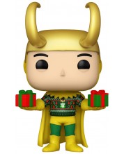 Фигура Funko POP! Marvel: Holiday - Loki (Metallic) (Special Edition) #1322