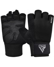 Фитнес ръкавици RDX - W1 Half+,  черни