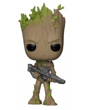 Фигура Funko POP! Marvel: Guardians of the Galaxy - Groot (with a gun) #293