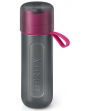 Филтрираща бутилка за вода BRITA - Fill&Go Active, 0.6 l, розова