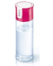 Филтрираща бутилка за вода BRITA - Fill&Go Vital, 0.6 l, розова -1