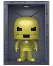 Фигура Funko POP! Deluxe: Iron Man - Hall of Armor (Model 1 Golden Armor) (Metallic) (PX Previews Exclusive) #1035 -1