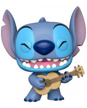 Фигура Funko POP! Disney: Lilo & Stitch - Stitch with Ukulele (Special Edition) #1419, 25 cm