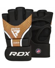 Фитнес ръкавици RDX - Aura T-17 Plus, размер XL, черни -1