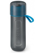 Филтрираща бутилка за вода BRITA - Fill&Go Active, 0.6 l, синя