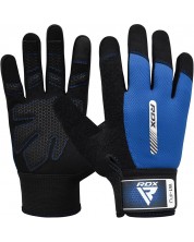 Фитнес ръкавици RDX - W1 Full Finger,  сини/черни