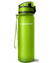 Филтрираща бутилка за вода Aquaphor - City, 160007, 0.5 l, зелена