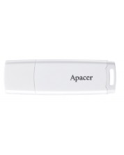 Флаш памет Apacer - AH336, 64GB, USB 2.0, бяла -1