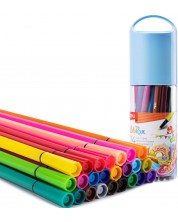 Флумастери Deli Colorun - EC156-24, 24 цвята, в тубус -1
