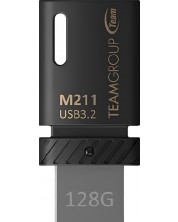 Флаш памет Team Group - M211, 128GB, USB 3.2 -1