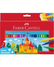 Флумастери Faber-Castell Castle - 50 цвята -1